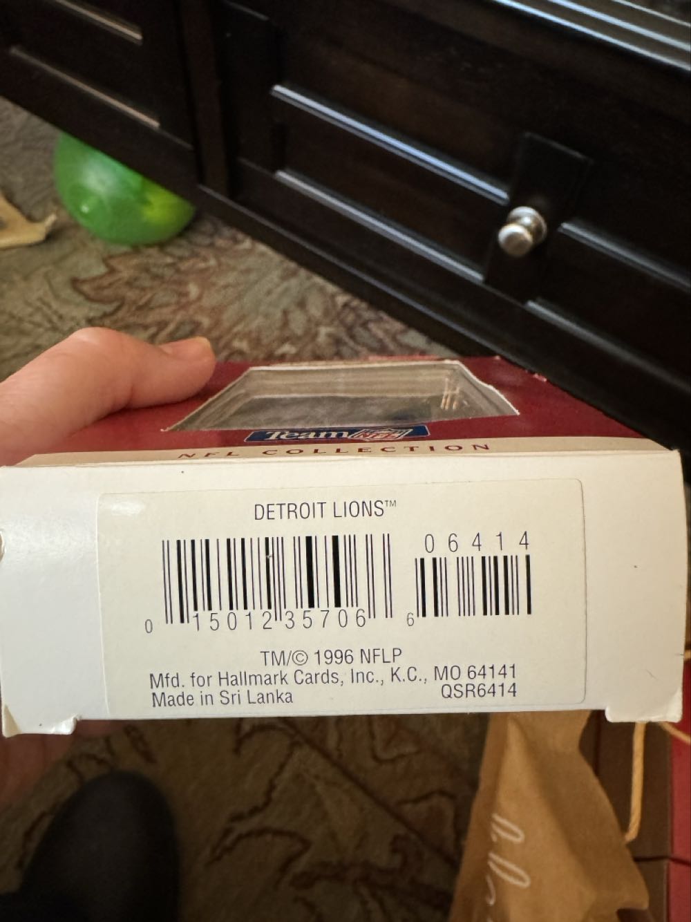 Detroit Lions We’re #1  (Sports) ornament collectible - Main Image 3