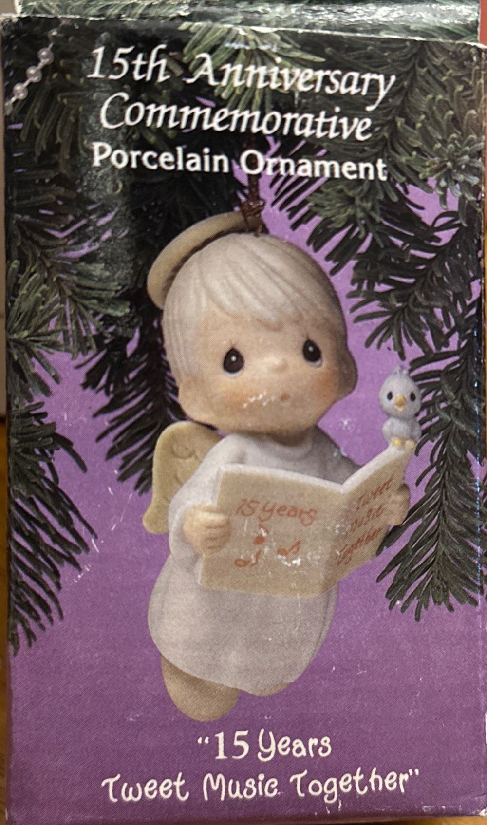 15 Years Tweet Music Together - Precious Moments (Christmas) ornament collectible [Barcode 045544124409] - Main Image 2