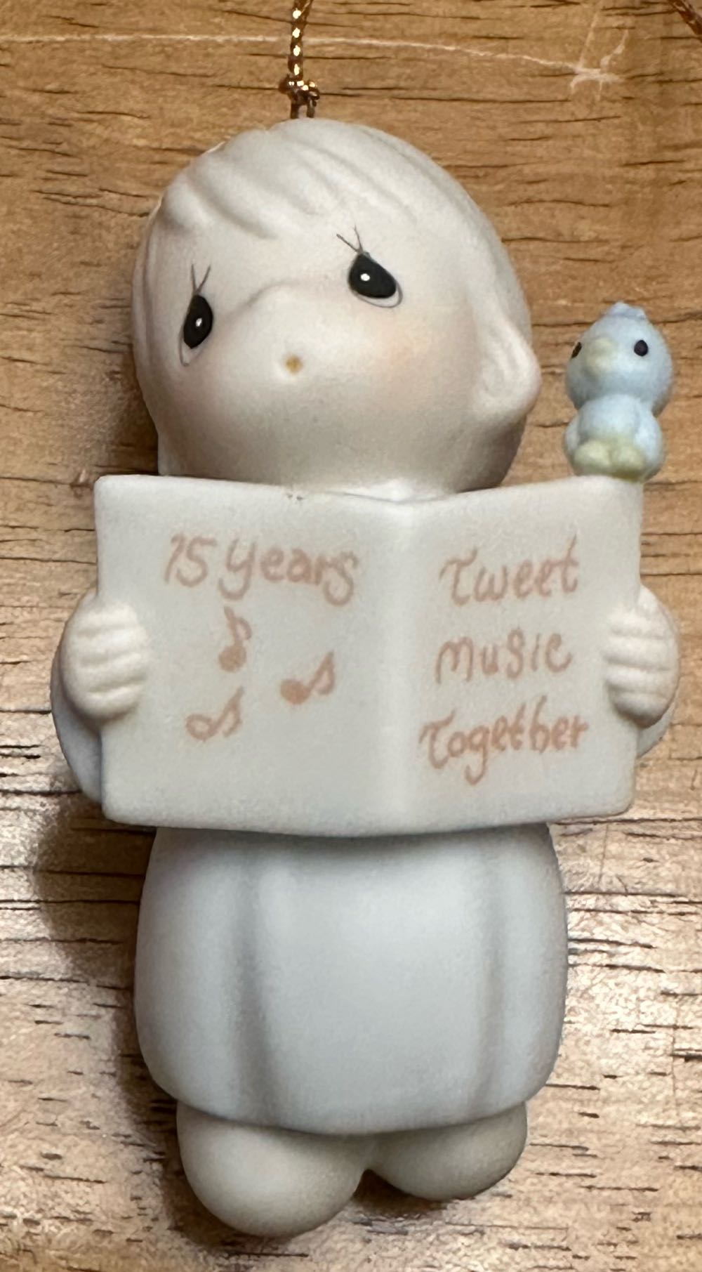 15 Years Tweet Music Together - Precious Moments (Christmas) ornament collectible [Barcode 045544124409] - Main Image 4