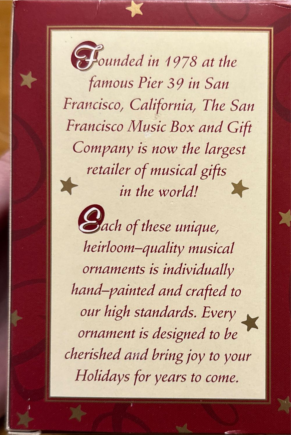 Our 1st Christmas Together Christmas Melody  (Christmas) ornament collectible - Main Image 3