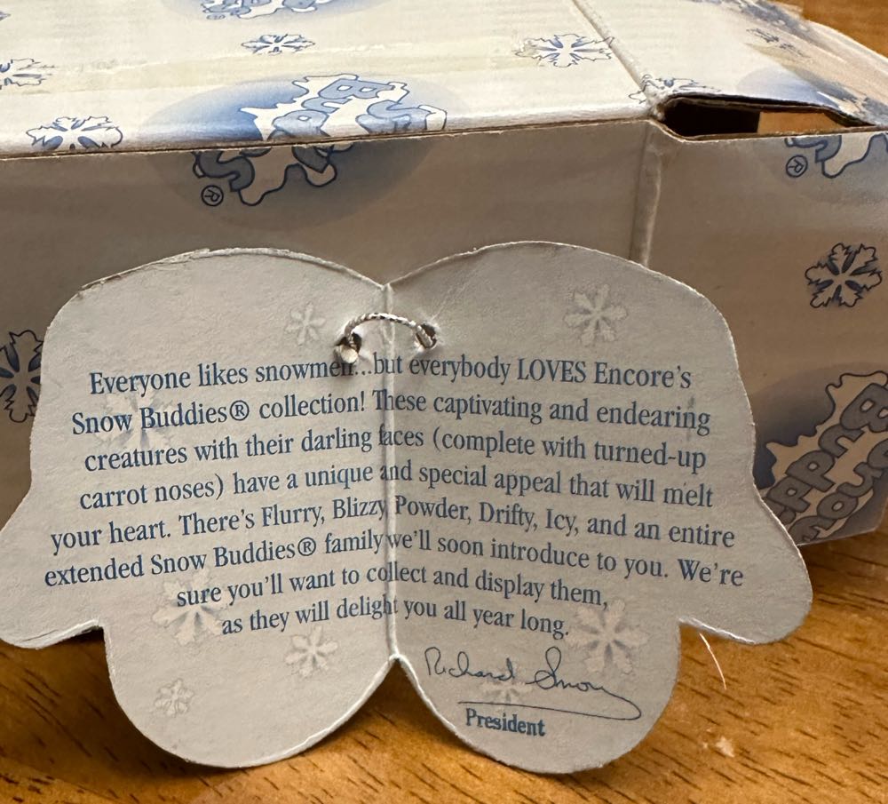 Snow Buddies Tobaggonin’ Figure - Snow Buddies (Christmas) ornament collectible - Main Image 3
