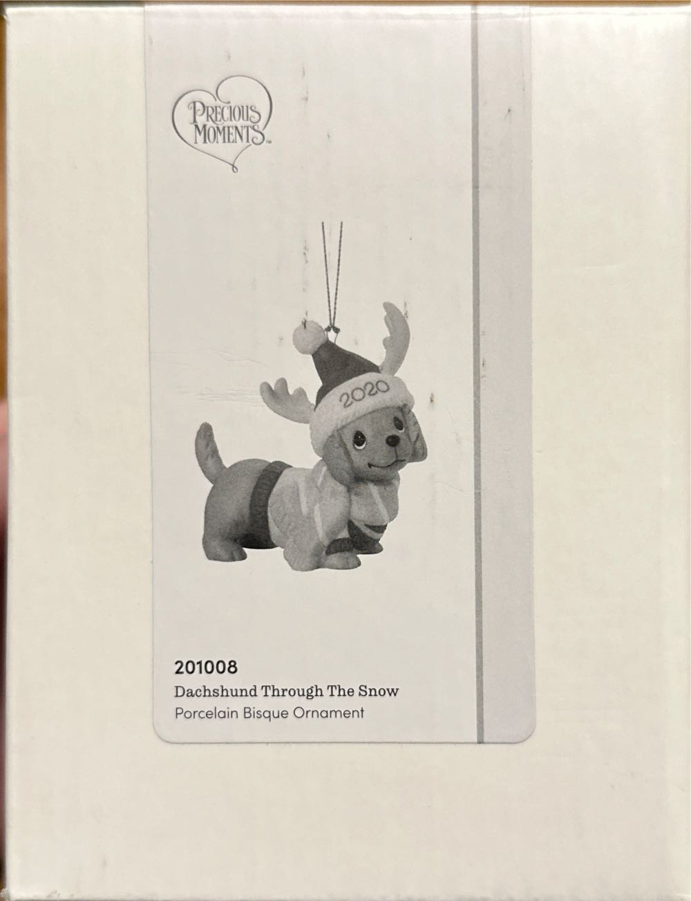 Dachshund Through The Snow - Precious Moments Ornaments (Christmas) ornament collectible [Barcode 842181119412] - Main Image 2