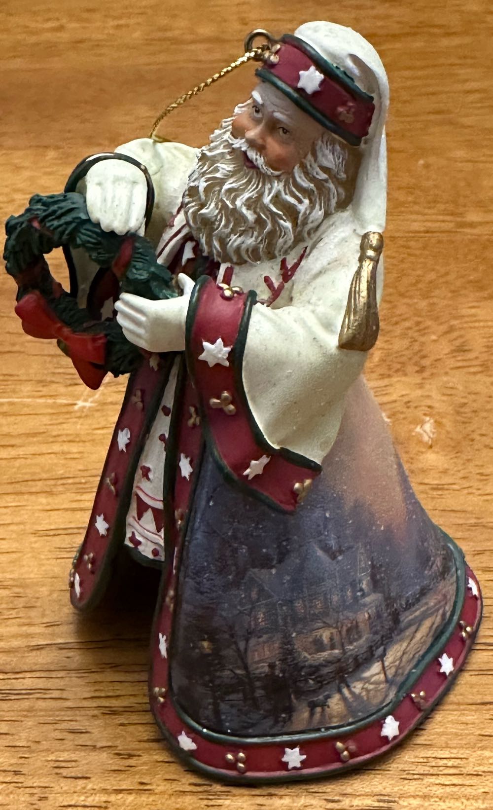  Christmas Journey’s End Santa - Thomas Kinkade Old World Santas (Christmas) ornament collectible - Main Image 2