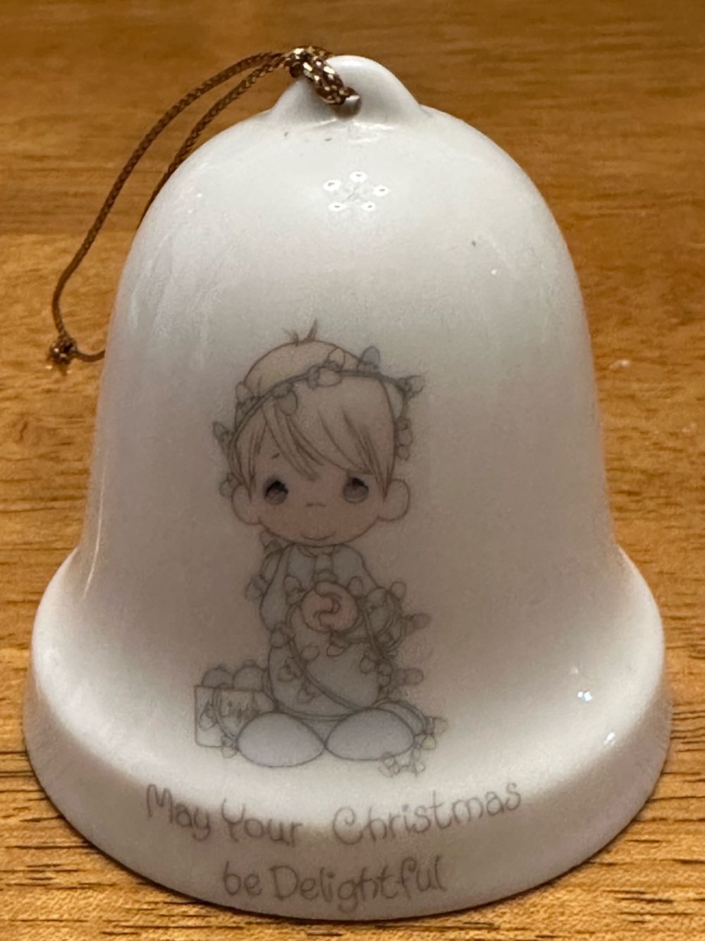 May Your Christmas Be Delighful Bell - Precious Moments Ornaments (Christmas) ornament collectible - Main Image 1