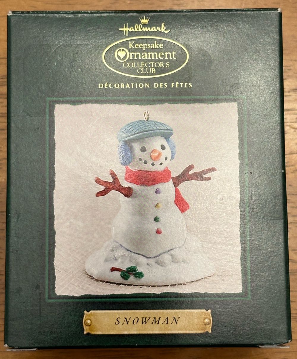Snowman - Hallmark Keepsake Ornament (Christmas) ornament collectible - Main Image 2