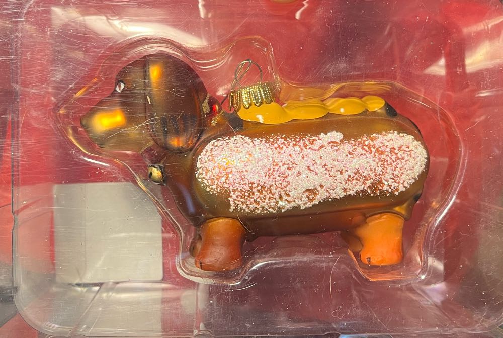 Hotdog Dog  ornament collectible - Main Image 1