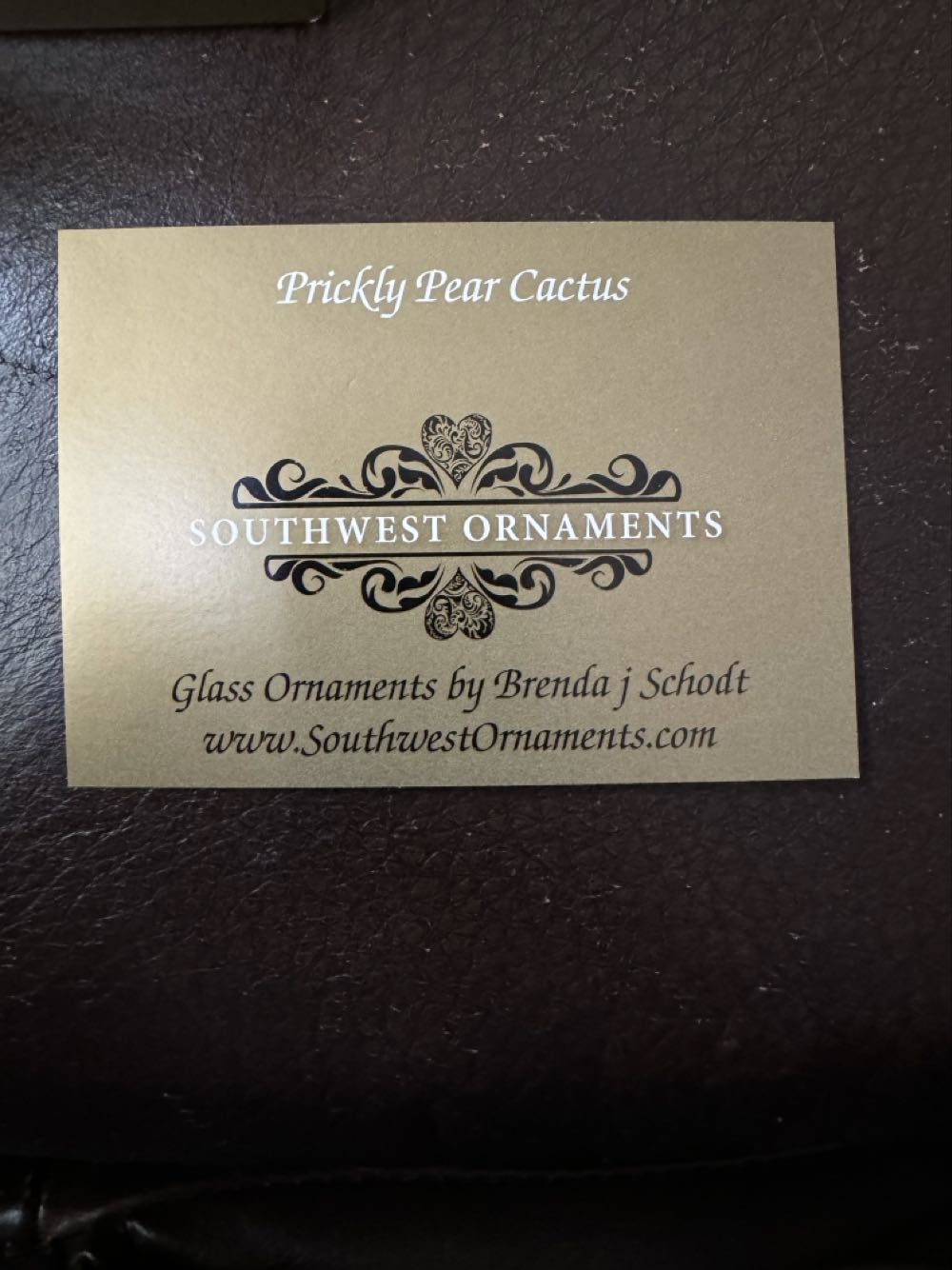 HOM Orn Prickly Pear Cactus  (Places) ornament collectible - Main Image 3