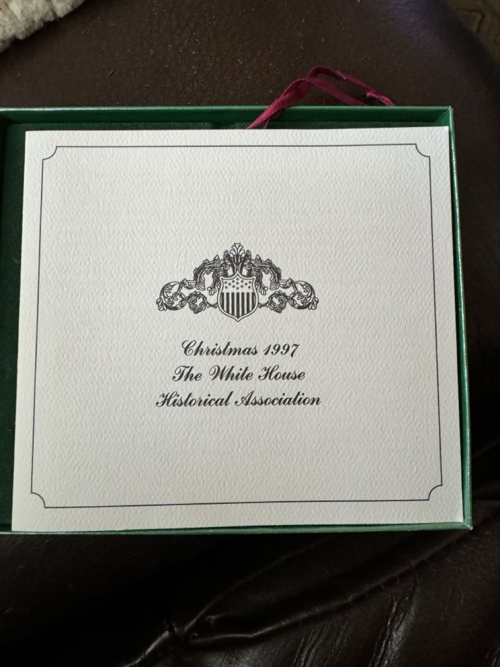 The White House Historical Association 1997  (Places) ornament collectible - Main Image 3