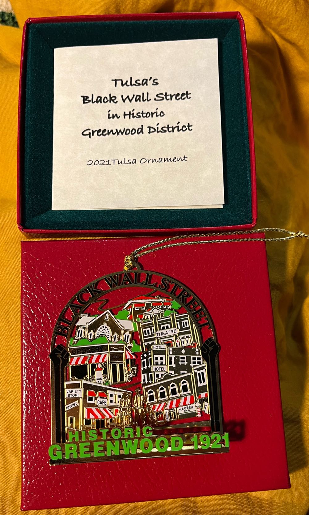Black Wall Street  ornament collectible - Main Image 1