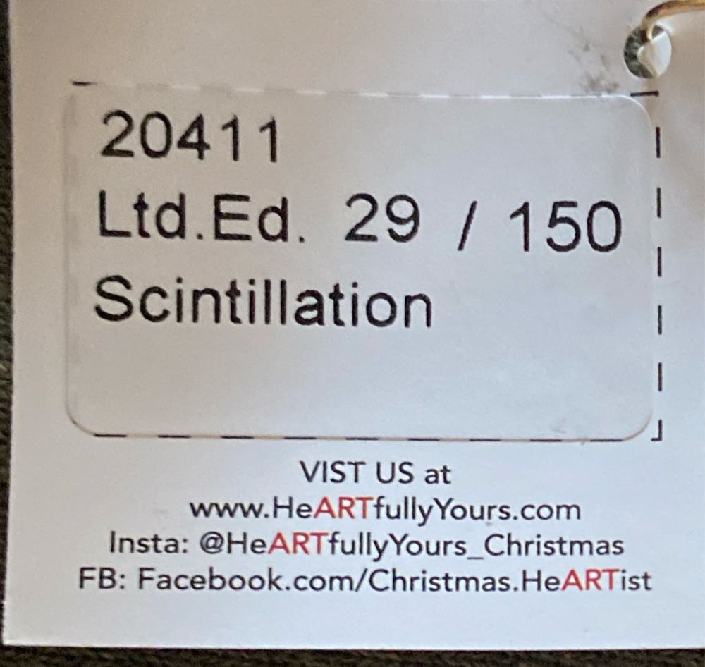 HY Scintillation  Sea Horse Gold  (Ocean) ornament collectible - Main Image 2