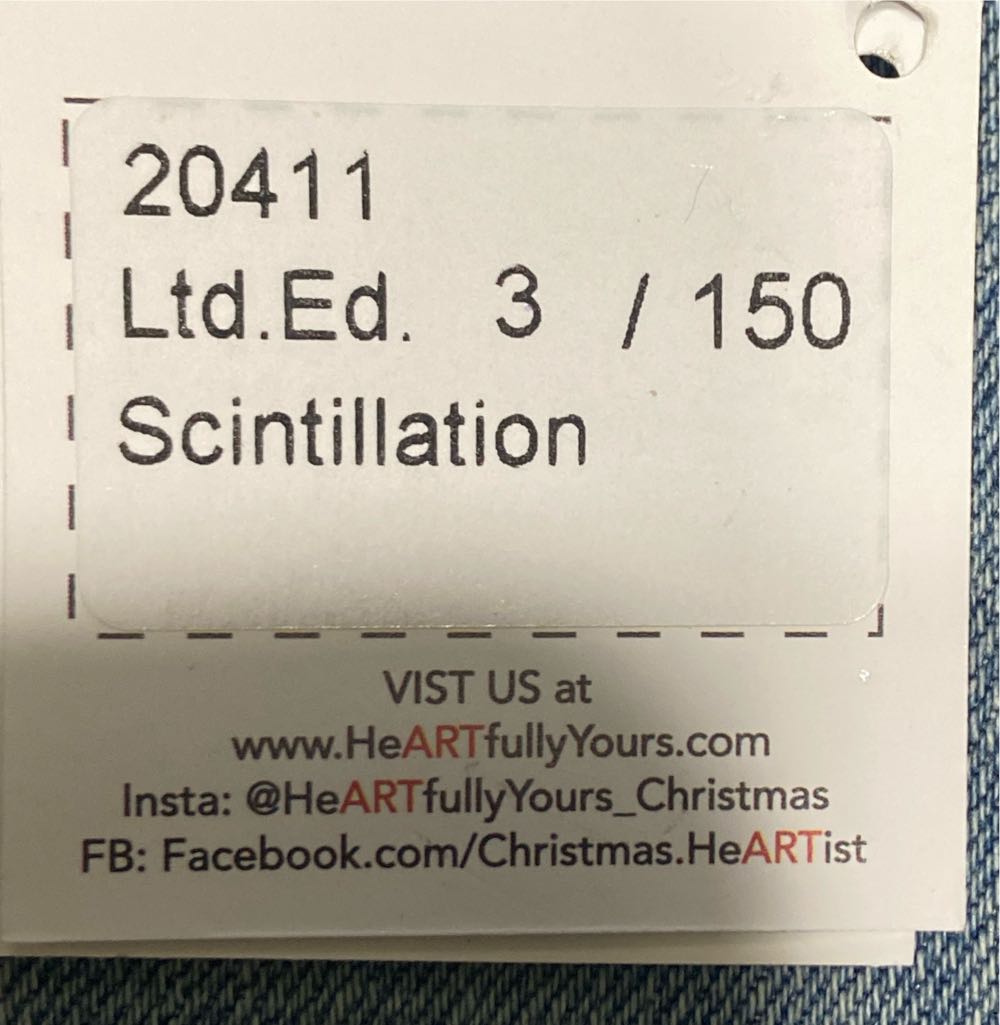 HY Scintillation  Sea Horse Gold  (Ocean) ornament collectible - Main Image 3