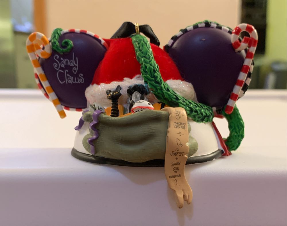 Jack Skellington Sandy Claus  ornament collectible - Main Image 2