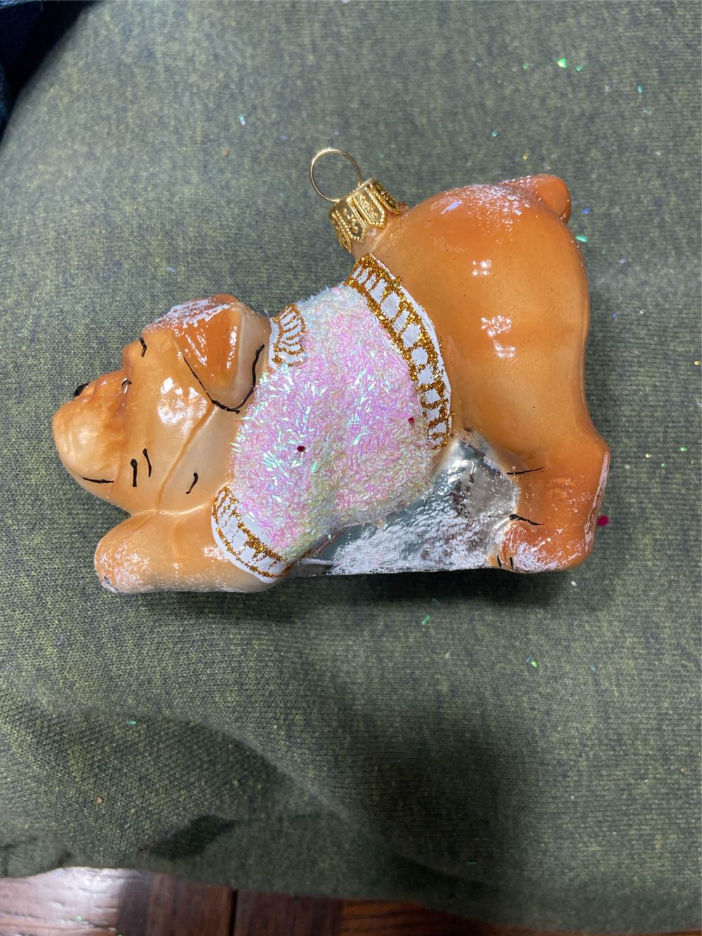 Rainbow Sequin Santa Hat