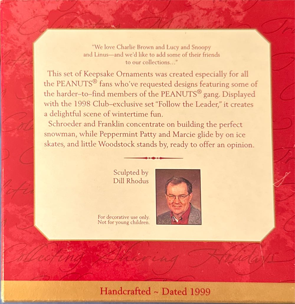 Peanuts Snow Day 🐶 - Christmas Ornament Collectors Club (Peanuts) ornament collectible - Main Image 2