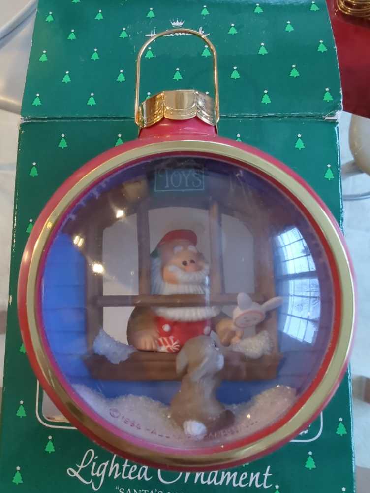 Santa’s Workshop Lighted Ornament  - Lighted Ornament (Santa’s Workshop) ornament collectible - Main Image 3