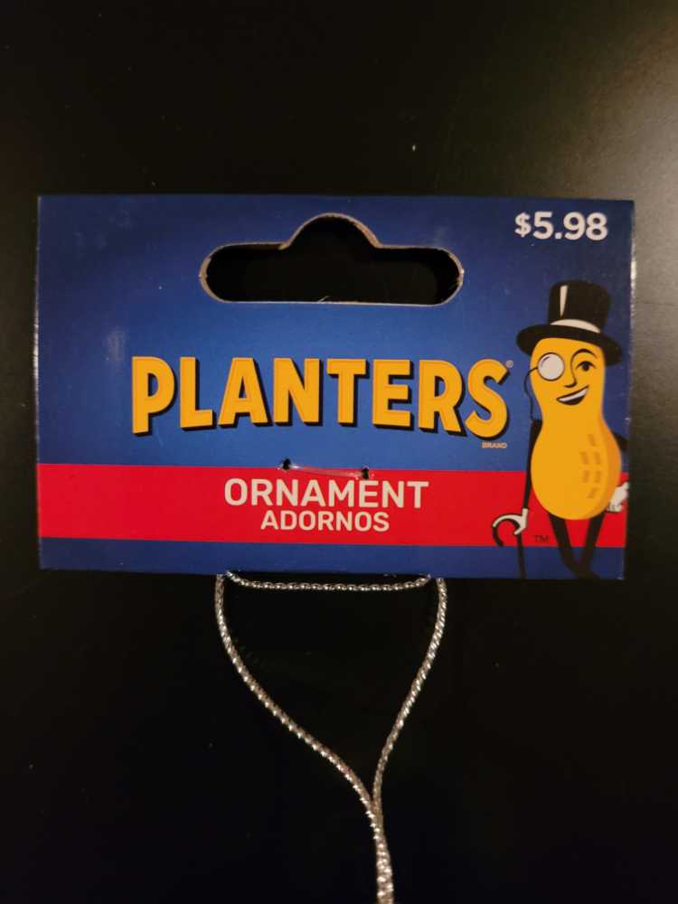 Planters Mr. Peanut Decoupage Christmas Tree New  ornament collectible [Barcode 193849026185] - Main Image 3