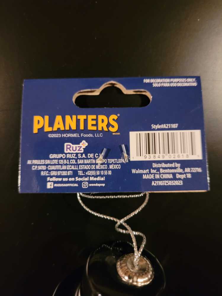 Planters Mr. Peanut Decoupage Christmas Tree New  ornament collectible [Barcode 193849026185] - Main Image 4