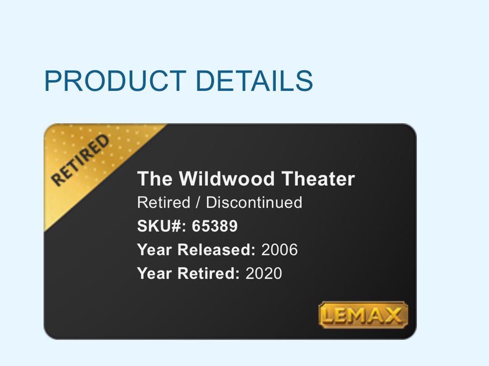 The Wildwood Theatre  ornament collectible [Barcode 728162653895] - Main Image 2