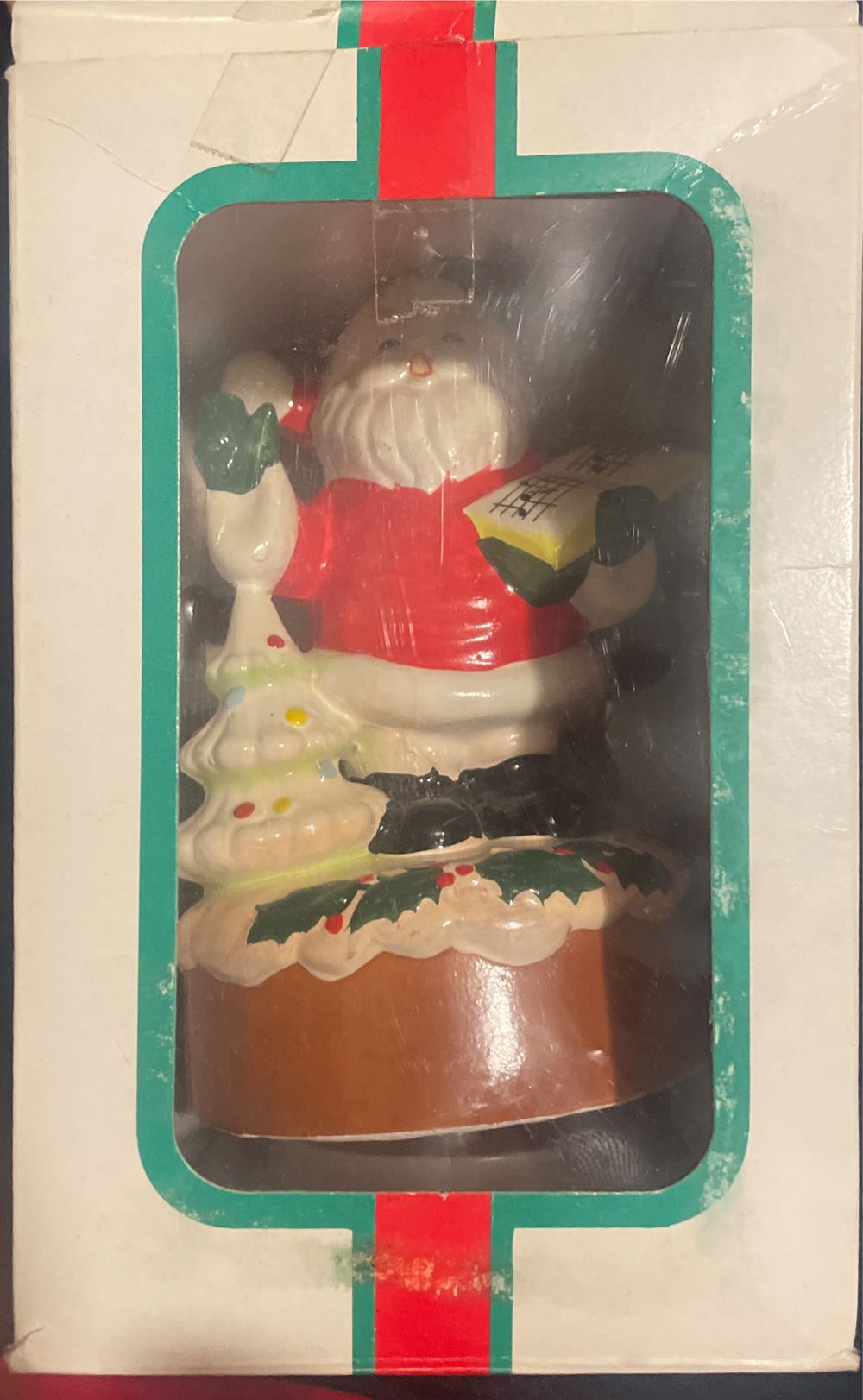 Venture Stores - Music Box - Santa With Tree & Music - Santa (Music Box) ornament collectible - Main Image 2