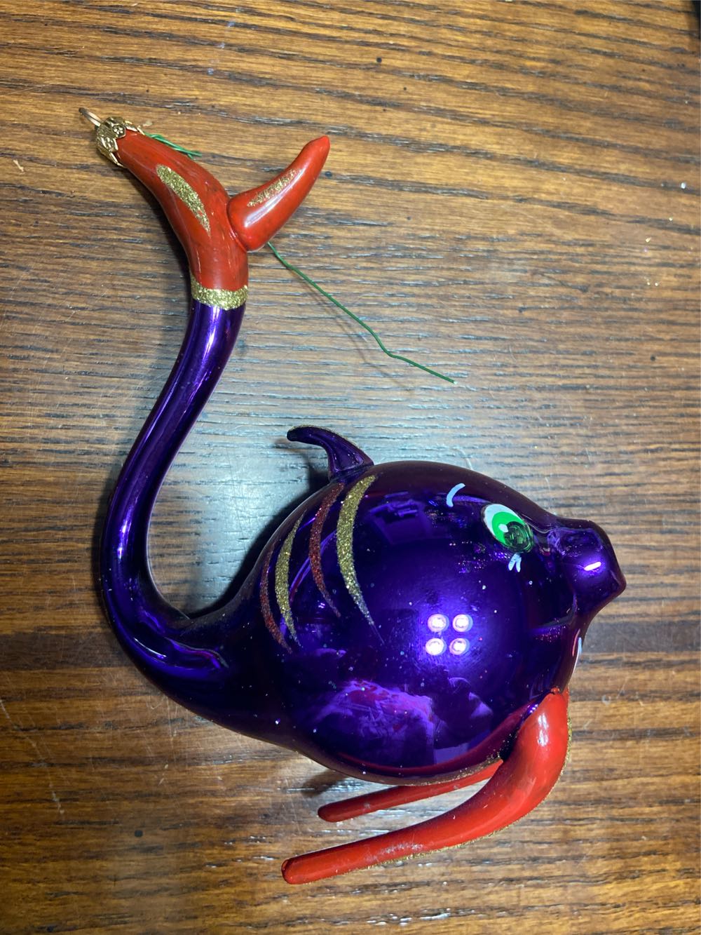 Siegfried Purple  (Ocean) ornament collectible - Main Image 2