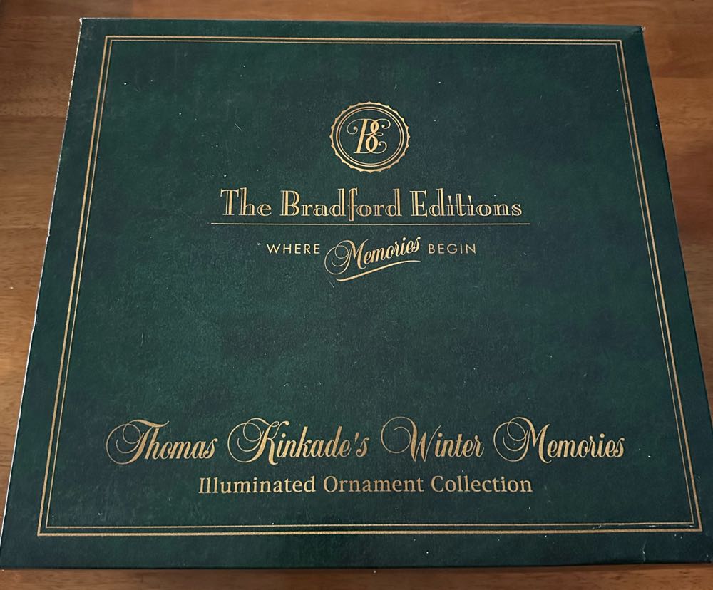 Christmas Eve - Thomas Kinkade Winter Memories (Christmas) ornament collectible - Main Image 4