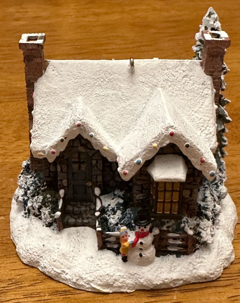 A Christmas Welcome - Thomas Kinkade Winter Memories (Christmas) ornament collectible - Main Image 1