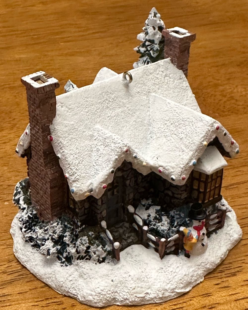 A Christmas Welcome - Thomas Kinkade Winter Memories (Christmas) ornament collectible - Main Image 2