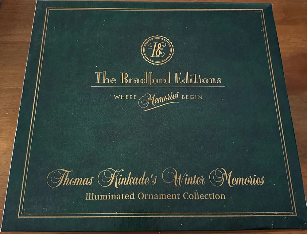 A Christmas Welcome - Thomas Kinkade Winter Memories (Christmas) ornament collectible - Main Image 4