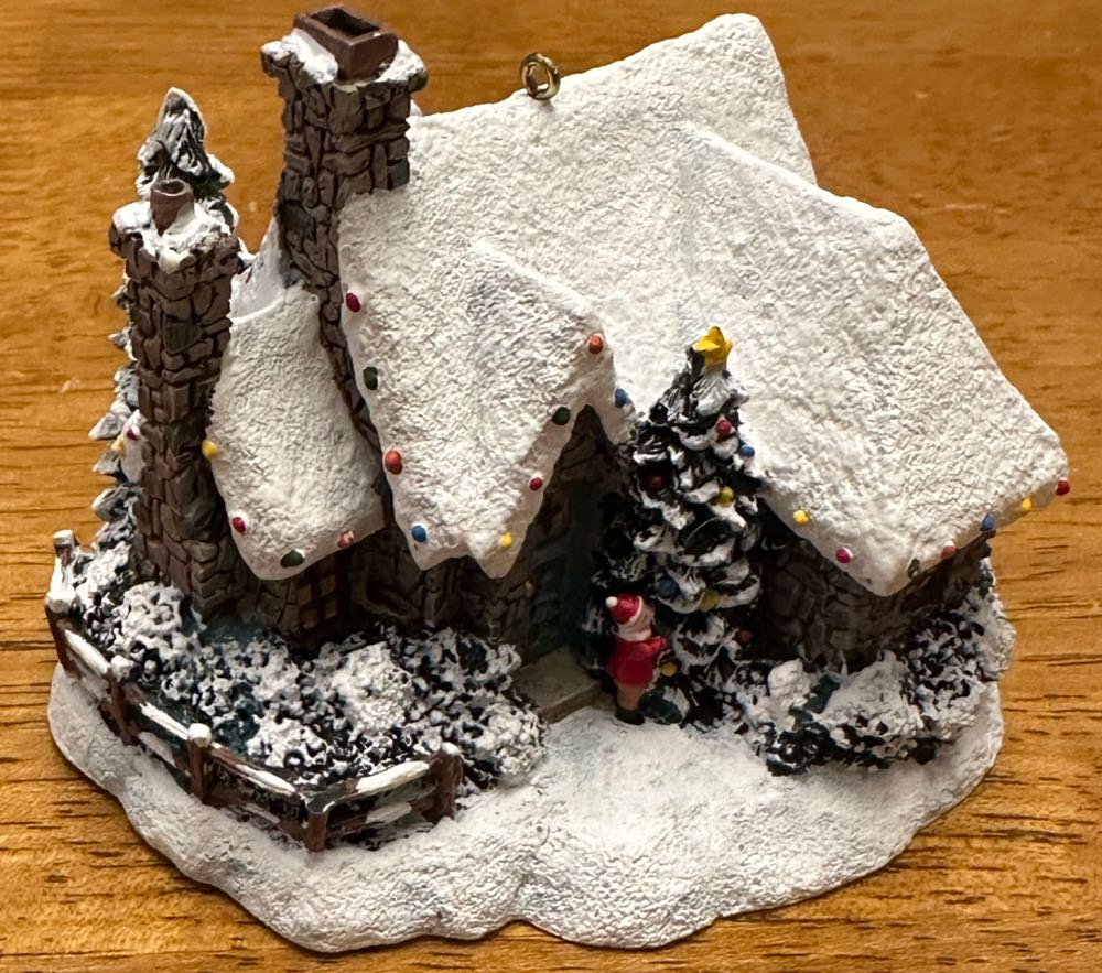 Christmas Tree Cottage - Thomas Kinkade Winter Memories (Christmas) ornament collectible - Main Image 2
