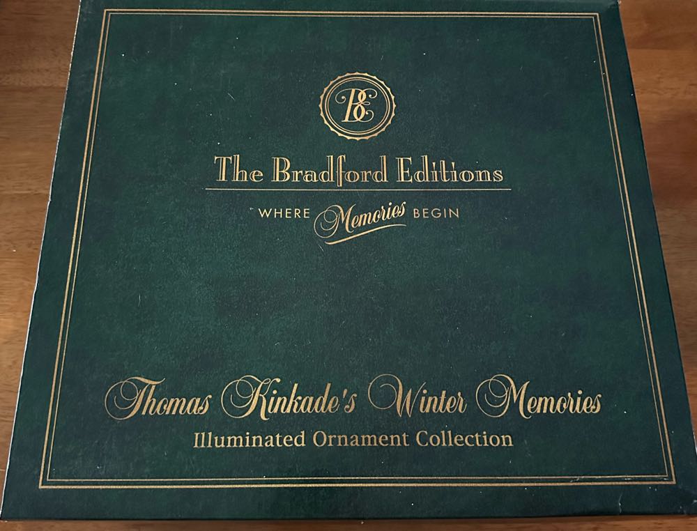 Silent Night - Thomas Kinkade Winter Memories (Christmas) ornament collectible - Main Image 4