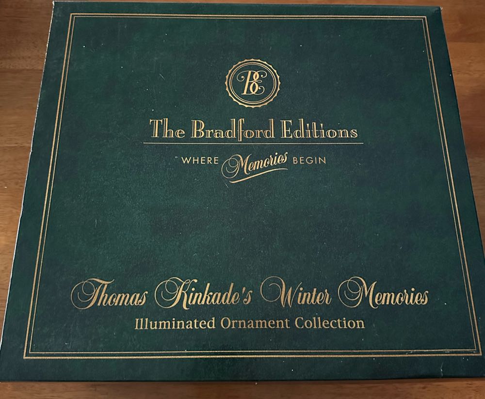 Deer Creek Cottage - Thomas Kinkade Winter Memories (Christmas) ornament collectible - Main Image 4