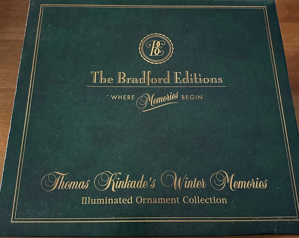 Victorian Christmas IV - Thomas Kinkade Winter Memories (Christmas) ornament collectible - Main Image 4