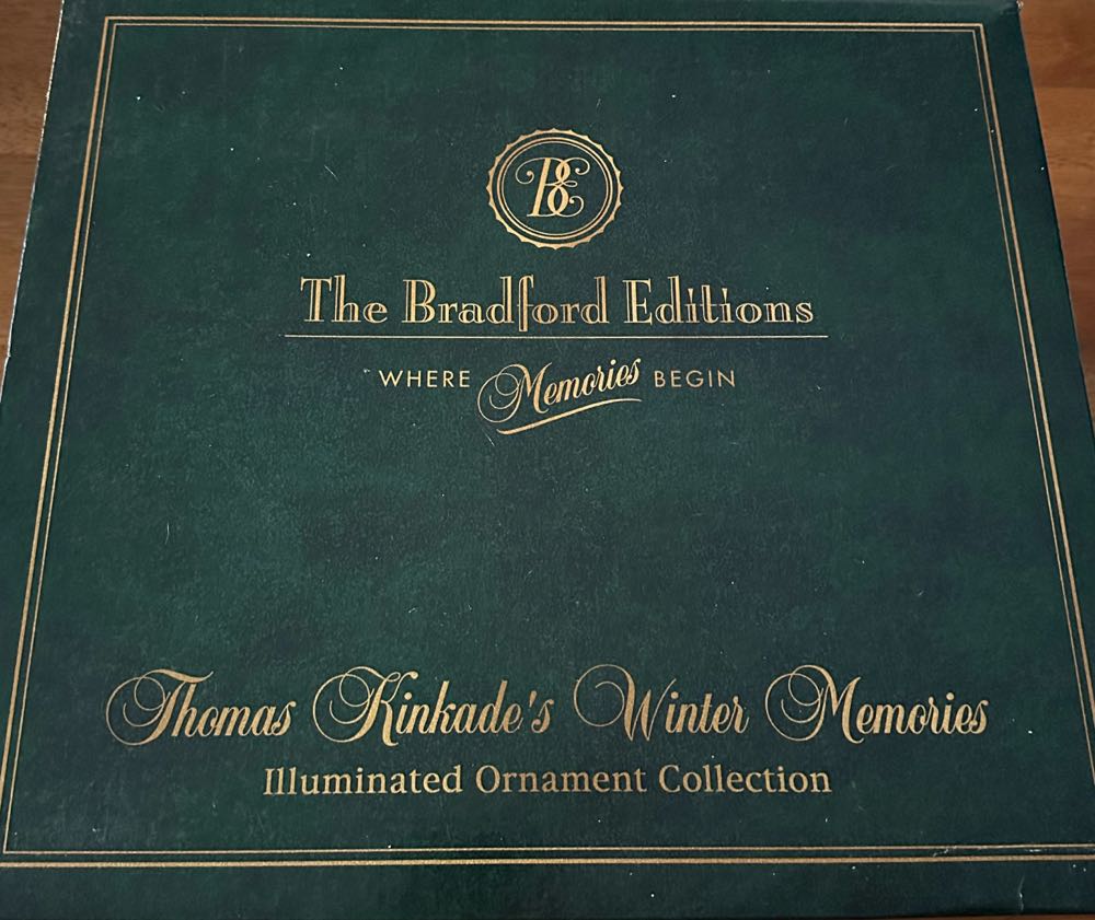 Home For The Evening - Thomas Kinkade Winter Memories (Christmas) ornament collectible - Main Image 4