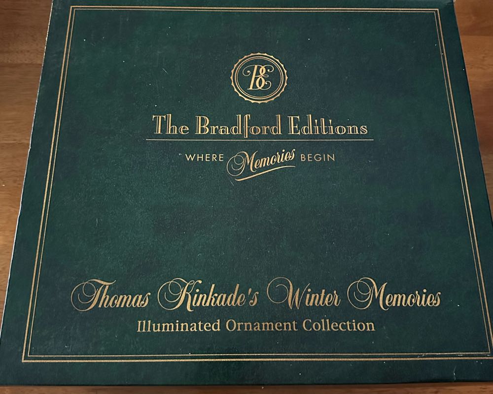 Christmas Morning - Thomas Kinkade Winter Memories (Christmas) ornament collectible - Main Image 4