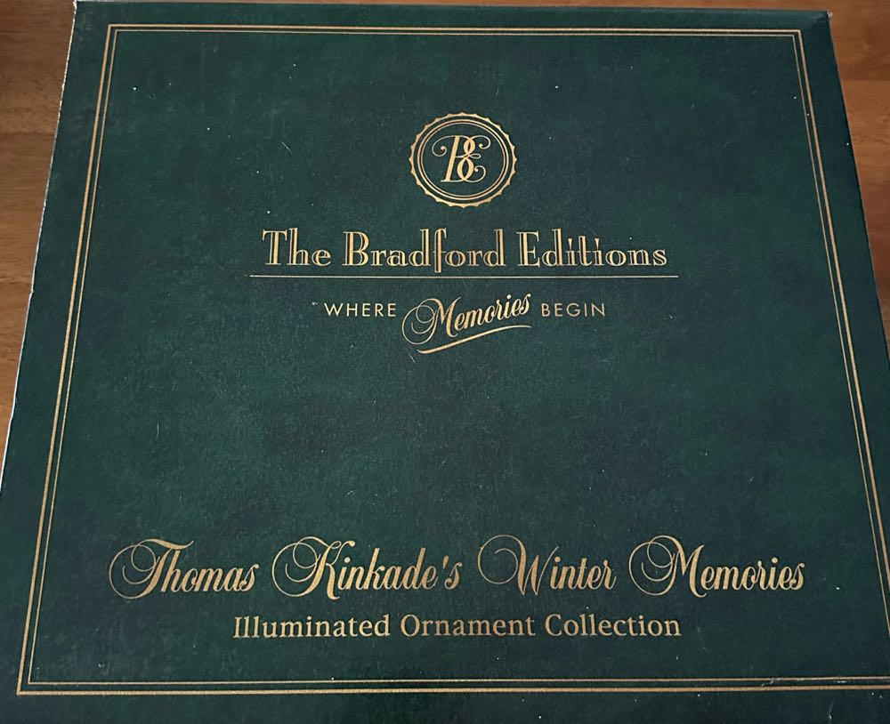 Moonlit Sleigh Ride - Thomas Kinkade Winter Memories (Christmas) ornament collectible - Main Image 4