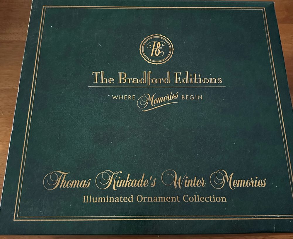 Skater’s Pond - Thomas Kinkade Winter Memories (Christmas) ornament collectible - Main Image 4