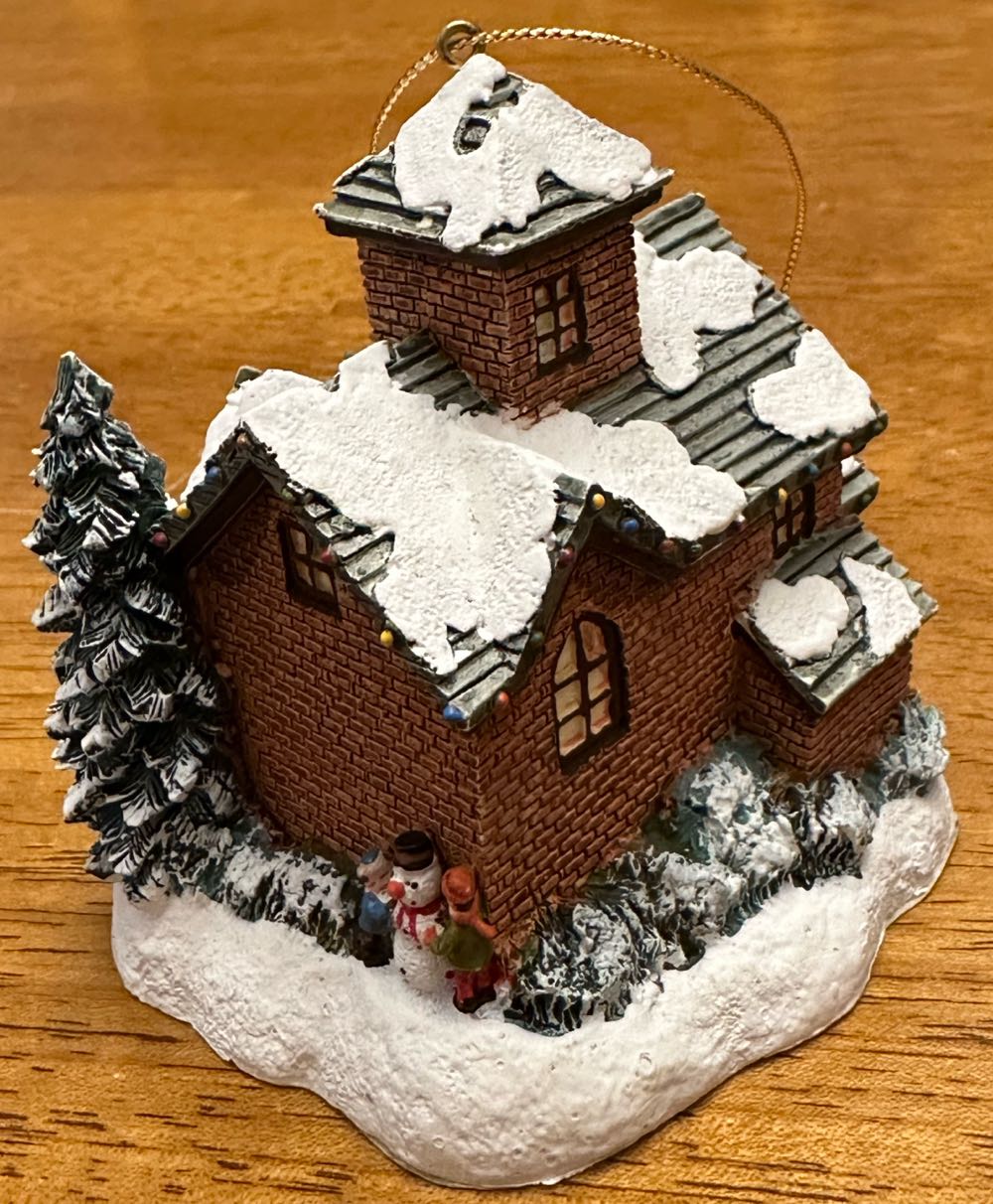 A Winter’s Day - Thomas Kinkade Winter Memories (Christmas) ornament collectible - Main Image 2