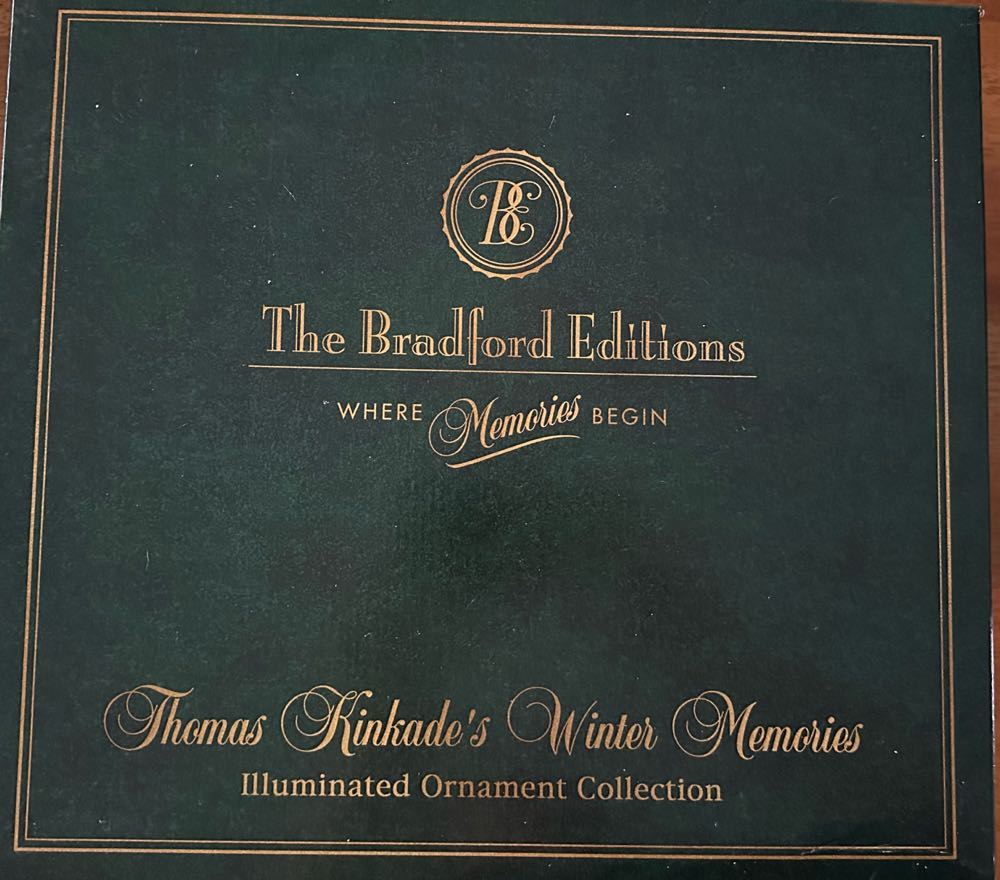 A Winter’s Day - Thomas Kinkade Winter Memories (Christmas) ornament collectible - Main Image 4