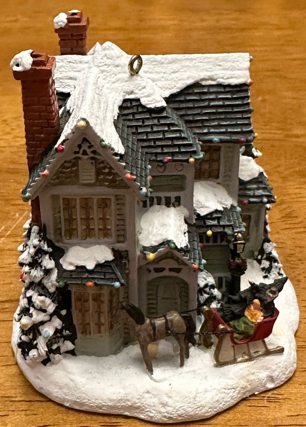 Winter Afternoon - Thomas Kinkade Winter Memories (Christmas) ornament collectible - Main Image 2