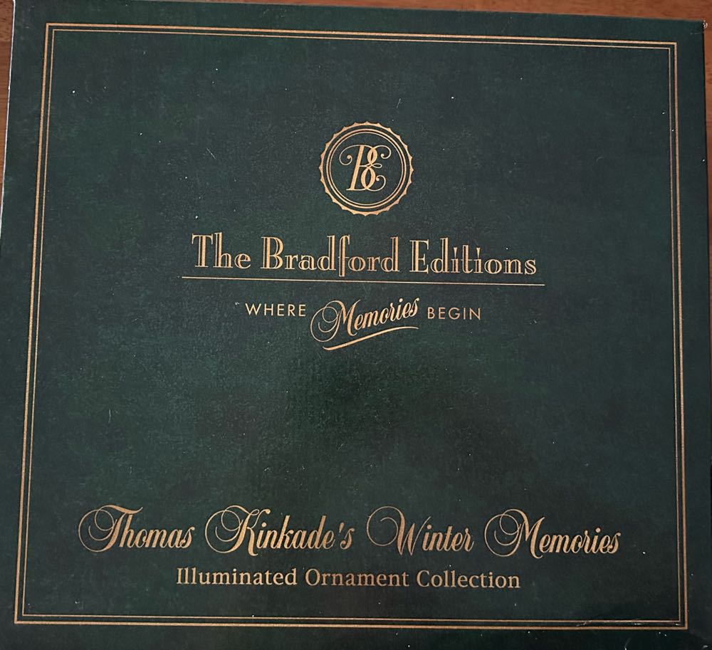 Winter Afternoon - Thomas Kinkade Winter Memories (Christmas) ornament collectible - Main Image 4