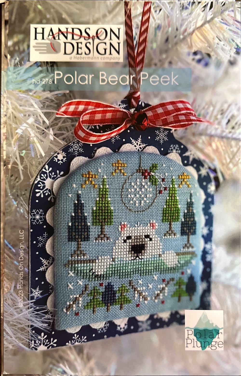 Blue Bead And Wire Spiral Ornament