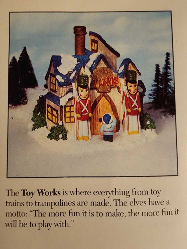 ST07: Toy Works - Santa’s Town At The North Pole (Santa Village) ornament collectible - Main Image 2