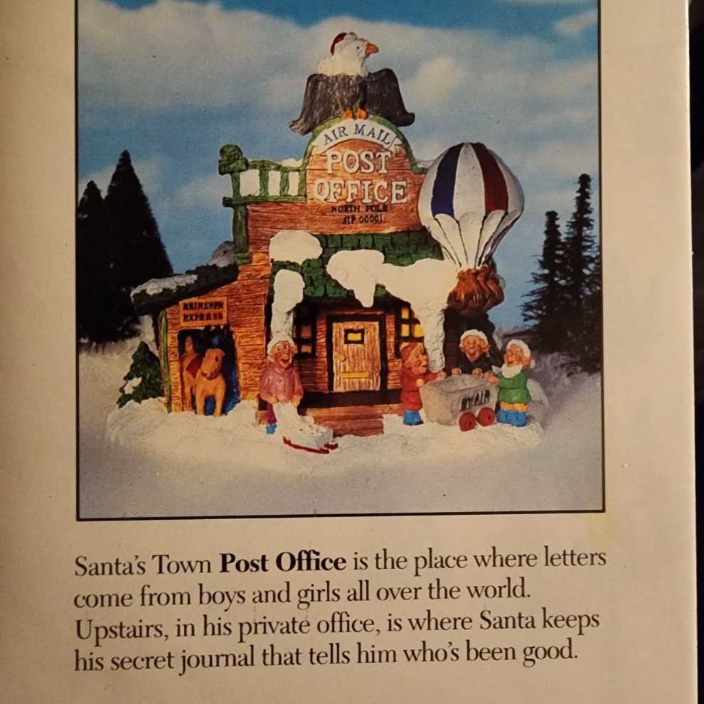 ST04 : Post Office - Santa’s Town At The North Pole (Santa Village) ornament collectible - Main Image 2