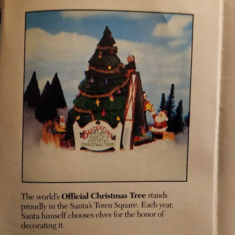 ST08 : Official Christmas Tree - Santa’s Town At The North Pole (Santa Village) ornament collectible - Main Image 2