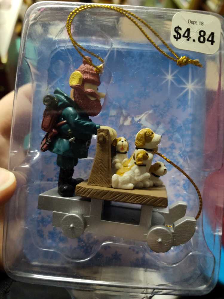 Rudolph The Red Nosed Reindeer Yukon In Sled   ornament collectible [Barcode 045544006385] - Main Image 1
