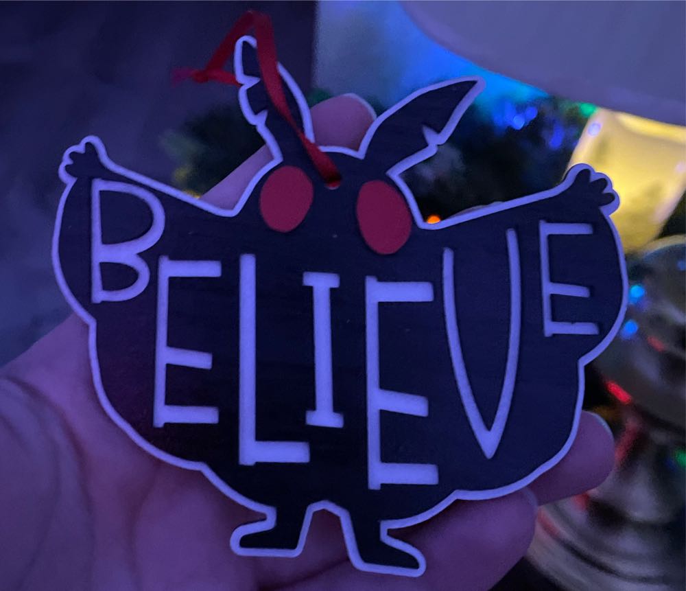 FANTASY - Mothman Believe  ornament collectible - Main Image 1