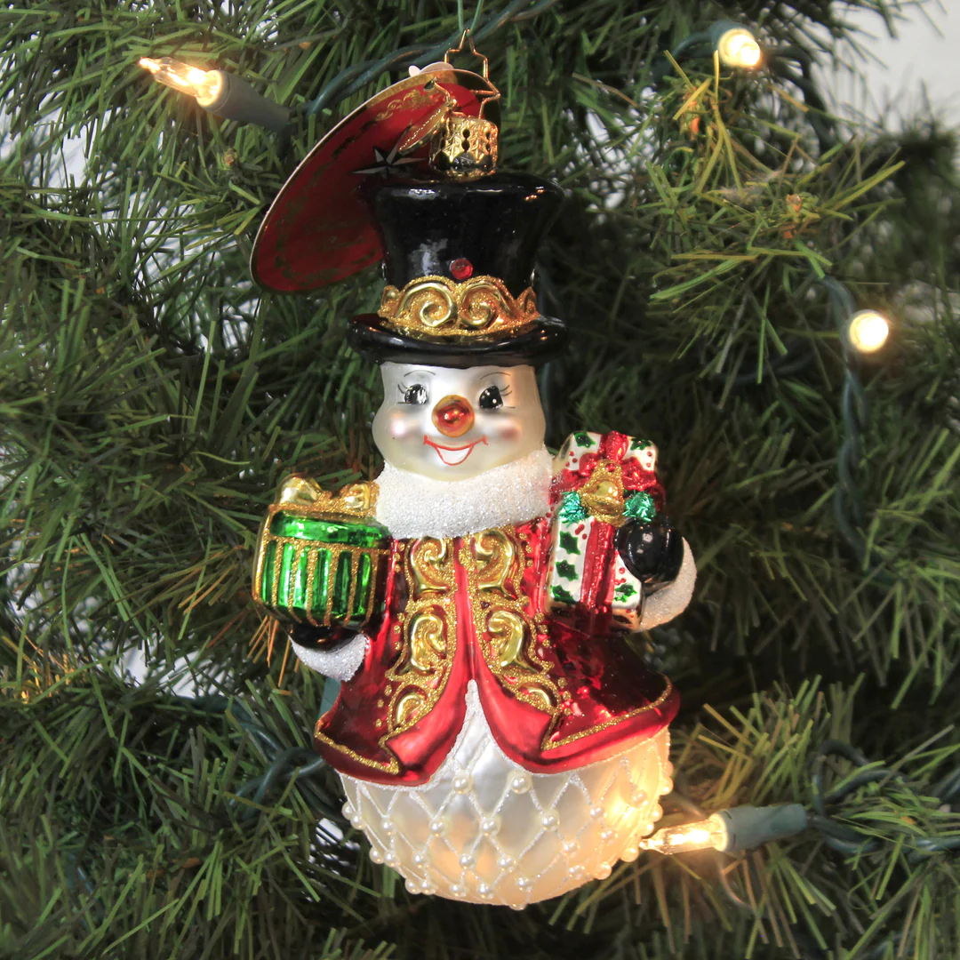 Royal Gift Giving Snowman - Christmas (Christopher Radko) ornament collectible - Main Image 3
