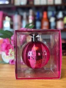 Victoria’s Secret Pink Stripe Limited Edition Christmas Ball Ornament Nib Holiday Striped  ornament collectible [Barcode 667530762510] - Main Image 1