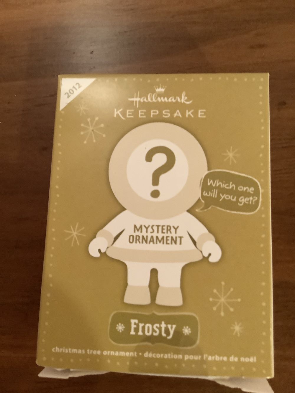 Frosty Mystery Ornament Silver Astronaut  ornament collectible - Main Image 2