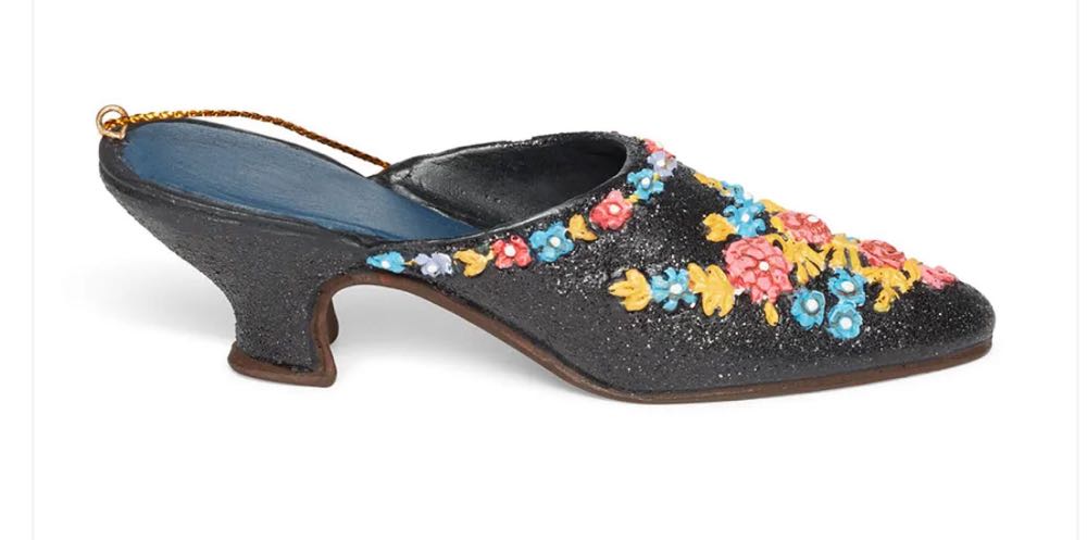 Embroidered Mule Shoe Ornament Item # 80057517 - Shoe (unofficial) (Th he Met Shoe Collection) ornament collectible - Main Image 2